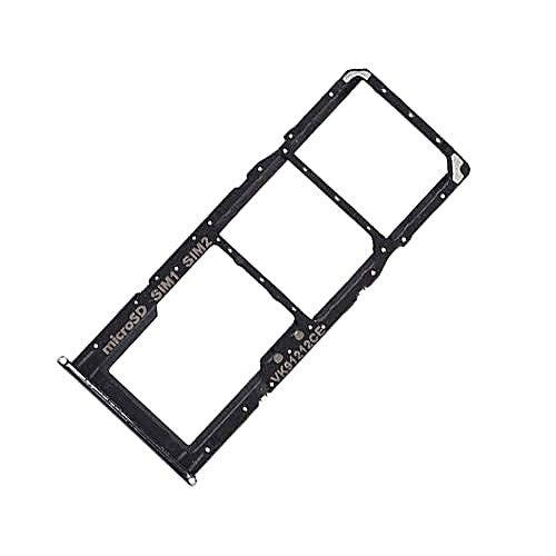 Sim Card Holder Tray for Samsung Galaxy A12 Black - EGFix