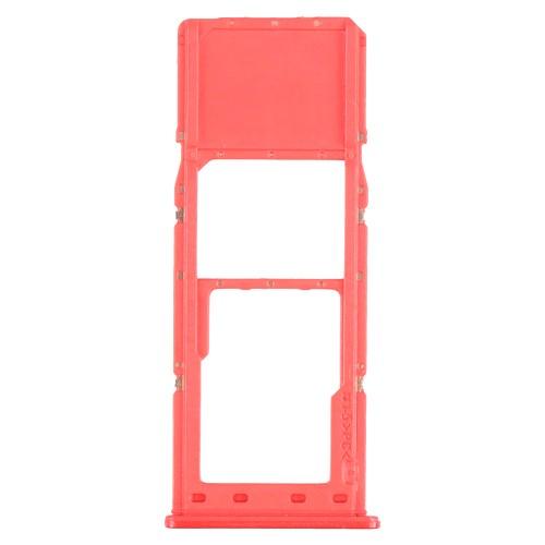 Sim Card Holder Tray for Samsung Galaxy A12 Red - EGFix