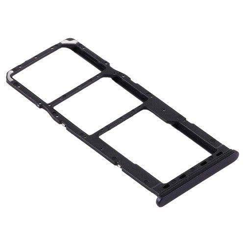 Sim Card Holder Tray for Samsung Galaxy A21S Black - EGFix