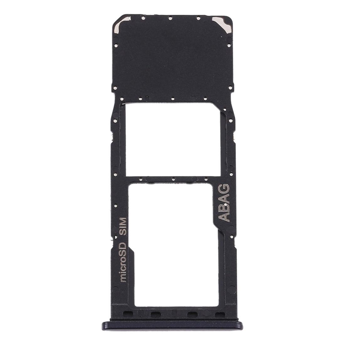 Sim Card Holder Tray for Samsung Galaxy A21S Black - EGFix