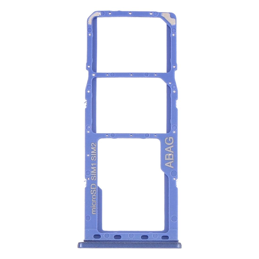 Sim Card Holder Tray for Samsung Galaxy A21S Blue - EGFix