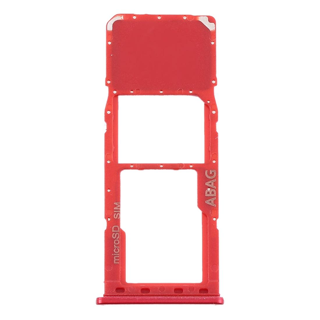 Sim Card Holder Tray for Samsung Galaxy A21S Red - EGFix