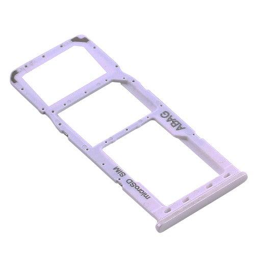 Sim Card Holder Tray for Samsung Galaxy A21S Silver - EGFix