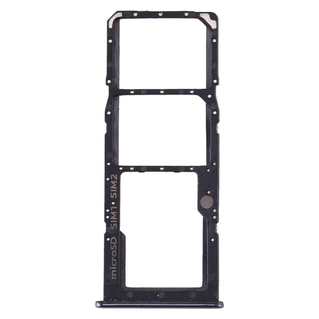 Sim Card Holder Tray for Samsung Galaxy A30S Black - EGFix