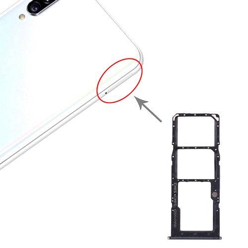 Sim Card Holder Tray for Samsung Galaxy A30S Black - EGFix
