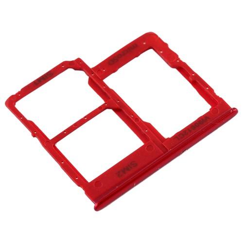 Sim Card Holder Tray for Samsung Galaxy A40 Red - EGFix