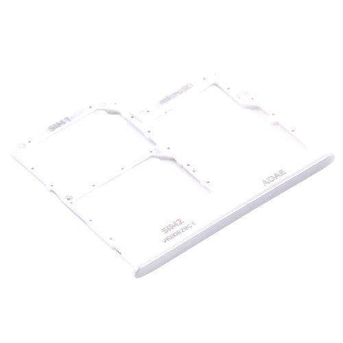 Sim Card Holder Tray for Samsung Galaxy A41 Silver - EGFix