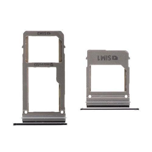 Sim Card Holder Tray for Samsung Galaxy A5 2017 Black - EGFix