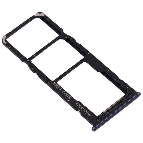 Sim Card Holder Tray for Samsung Galaxy A50 Black - EGFix