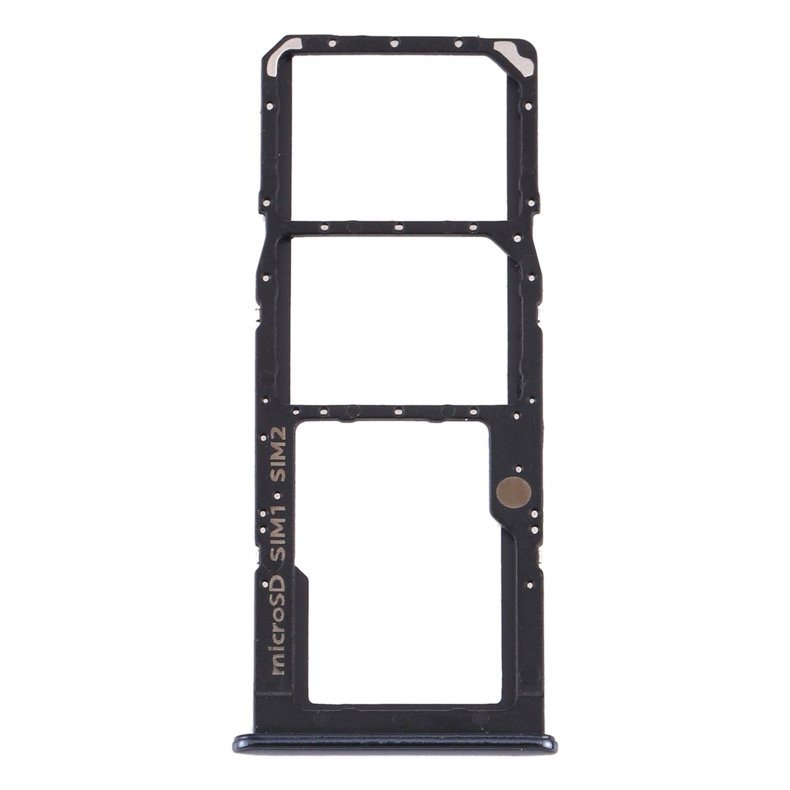 Sim Card Holder Tray for Samsung Galaxy A50S Black - EGFix