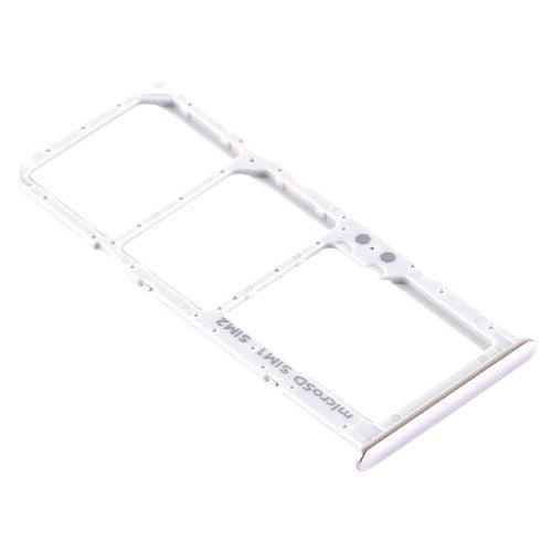 Sim Card Holder Tray for Samsung Galaxy A51 Silver - EGFix