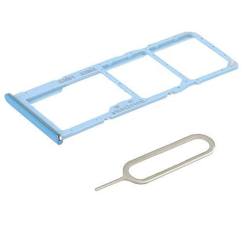 Sim Card Holder Tray for Samsung Galaxy A51 Blue - EGFix