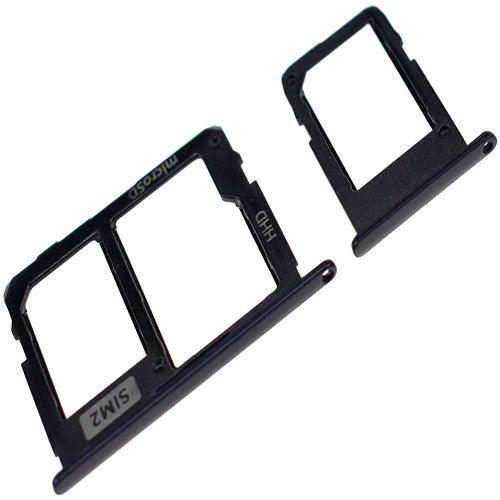 Sim Card Holder Tray for Samsung Galaxy A6 Black - EGFix