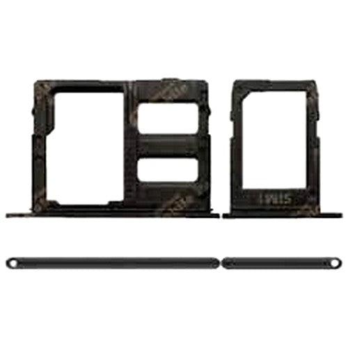Sim Card Holder Tray for Samsung Galaxy A6 Plus Black - EGFix
