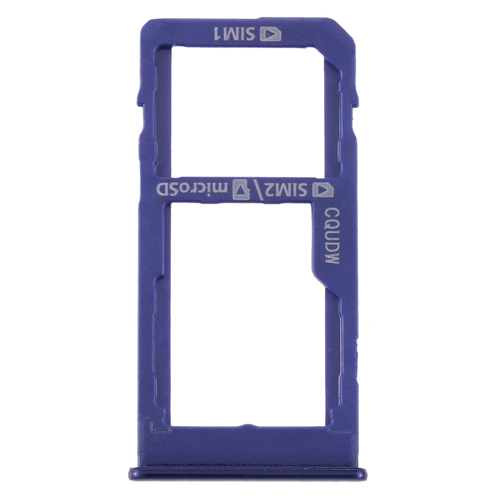 Sim Card Holder Tray for Samsung Galaxy A60 Blue - EGFix