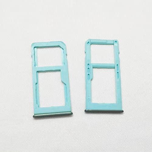 Sim Card Holder Tray for Samsung Galaxy A60 Black - EGFix