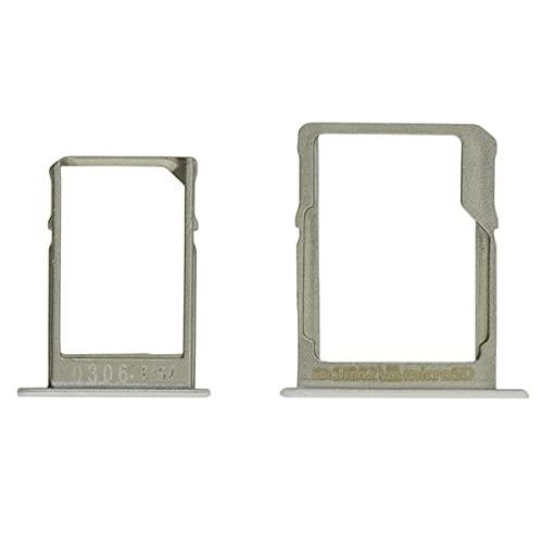 Sim Card Holder Tray for Samsung Galaxy A7 2015 Silver - EGFix
