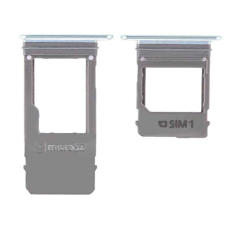 Sim Card Holder Tray for Samsung Galaxy A7 2017 Blue - EGFix