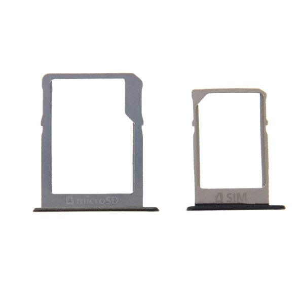 Sim Card Holder Tray for Samsung Galaxy A7 2015 Black - EGFix