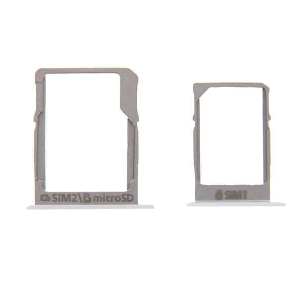 Sim Card Holder Tray for Samsung Galaxy A7 2015 Silver - EGFix