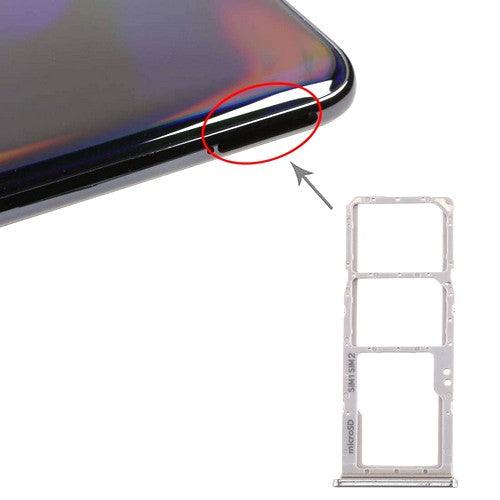 Sim Card Holder Tray for Samsung Galaxy A70 Grey - EGFix