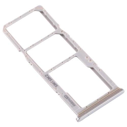 Sim Card Holder Tray for Samsung Galaxy A70 Silver - EGFix