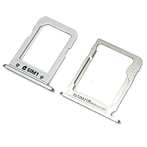 Sim Card Holder Tray for Samsung Galaxy A8 2015 Silver - EGFix