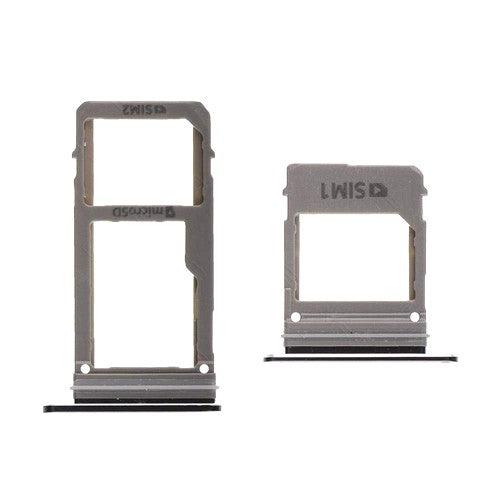 Sim Card Holder Tray for Samsung Galaxy A8 2018 Black - EGFix