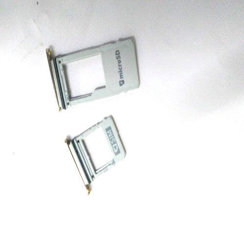Sim Card Holder Tray for Samsung Galaxy A8 2018 Gold - EGFix