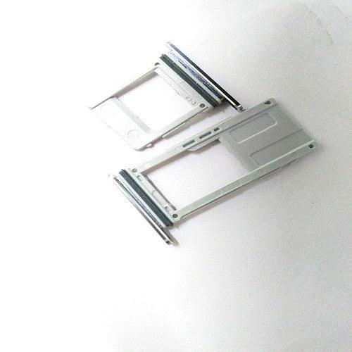 Sim Card Holder Tray for Samsung Galaxy A8 Plus Grey - EGFix