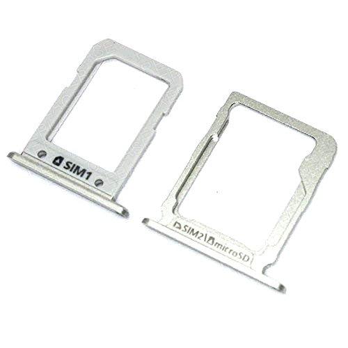 Sim Card Holder Tray for Samsung Galaxy A8 2015 Silver - EGFix