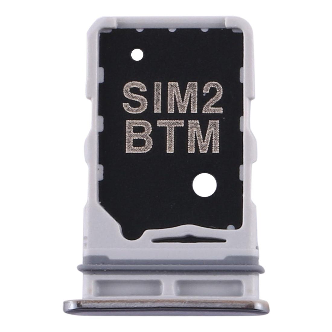Sim Card Holder Tray for Samsung Galaxy A80 Silver - EGFix