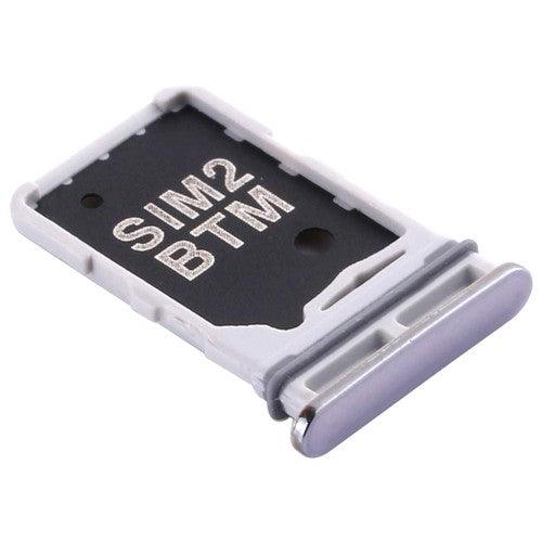 Sim Card Holder Tray for Samsung Galaxy A80 Silver - EGFix