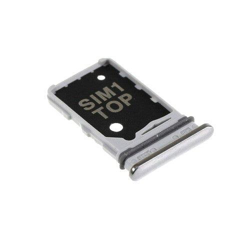 Sim Card Holder Tray for Samsung Galaxy A80 Silver - EGFix