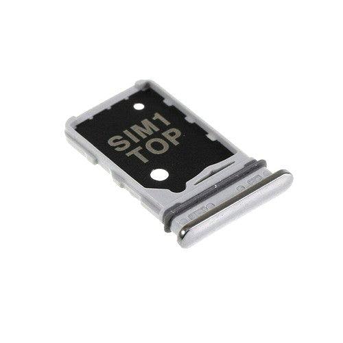 Sim Card Holder Tray for Samsung Galaxy A80 Silver - EGFix