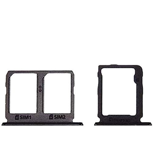 Sim Card Holder Tray for Samsung Galaxy A9 Pro Black - EGFix