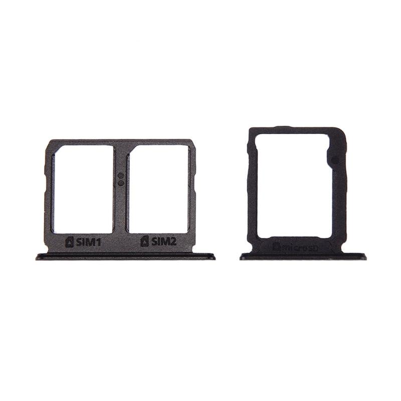 Sim Card Holder Tray for Samsung Galaxy C9 Pro Black - EGFix