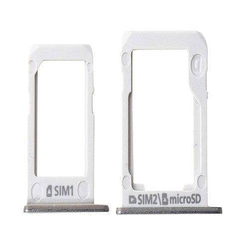 Sim Card Holder Tray for Samsung Galaxy E5 Silver - EGFix