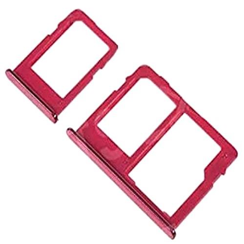 Sim Card Holder Tray for Samsung Galaxy J6 Plus Red - EGFix