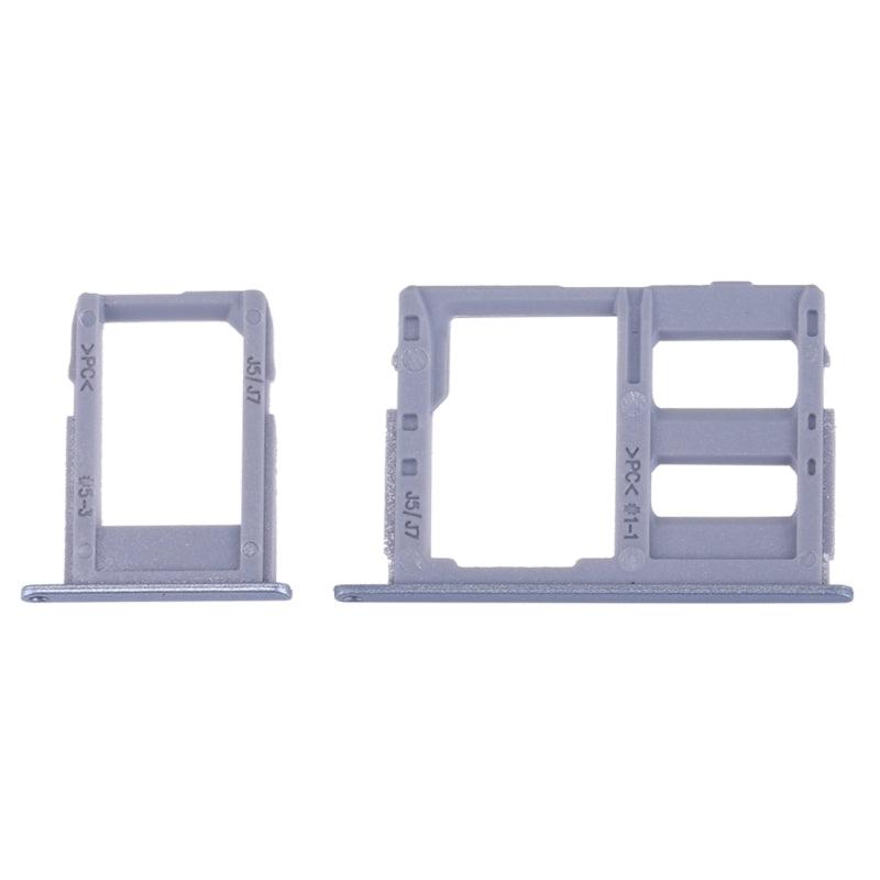 Sim Card Holder Tray for Samsung Galaxy J7 2017 Blue - EGFix