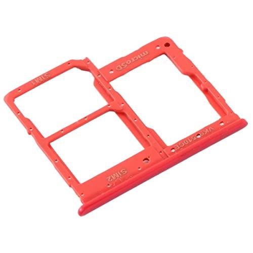 Sim Card Holder Tray for Samsung Galaxy M01 Core Red - EGFix