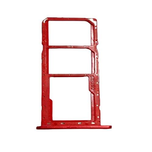 Sim Card Holder Tray for Samsung Galaxy M01 Red - EGFix
