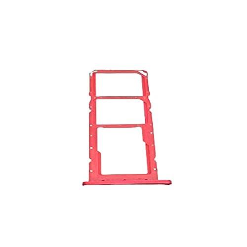 Sim Card Holder Tray for Samsung Galaxy M02S Red - EGFix