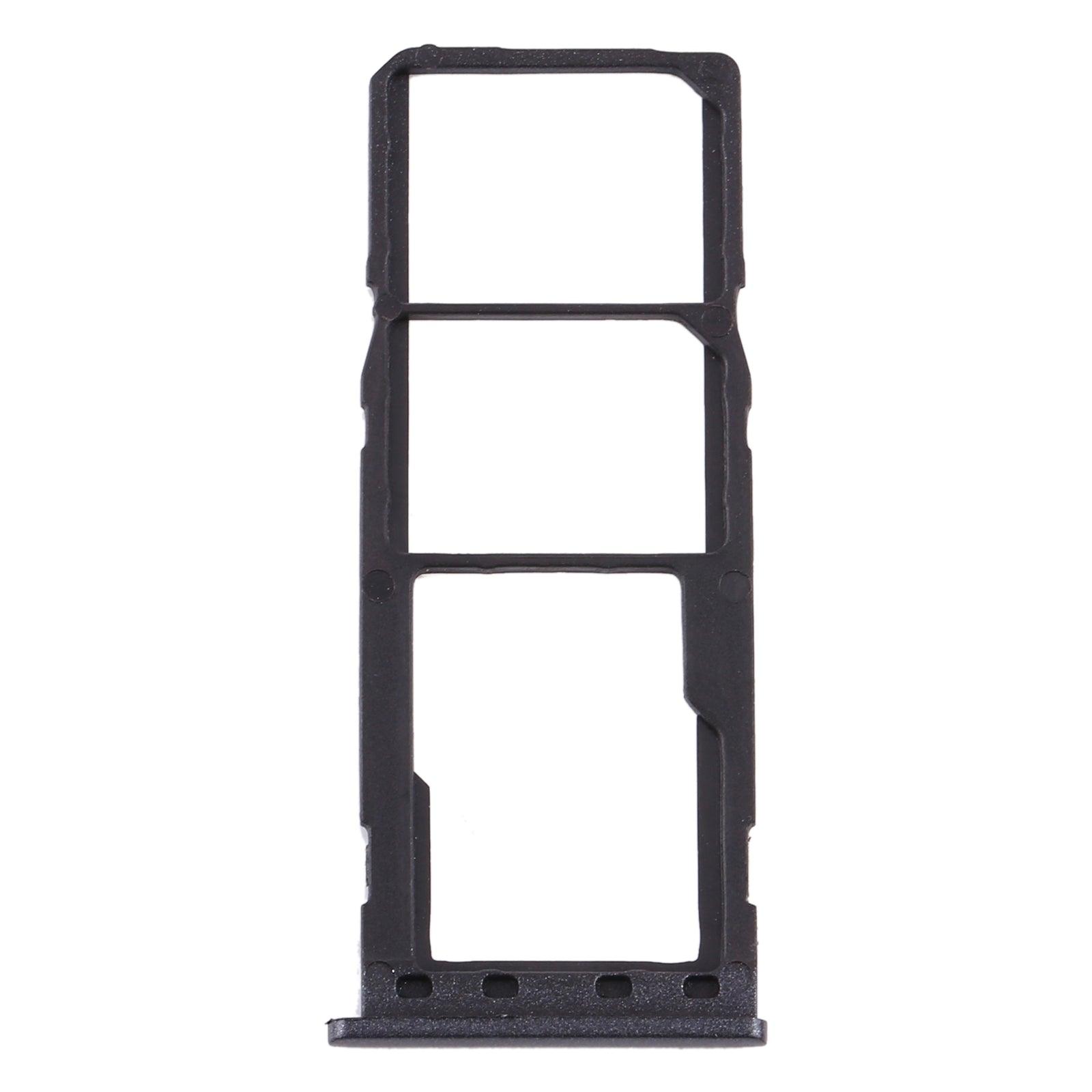 Sim Card Holder Tray for Samsung Galaxy M10 Black - EGFix