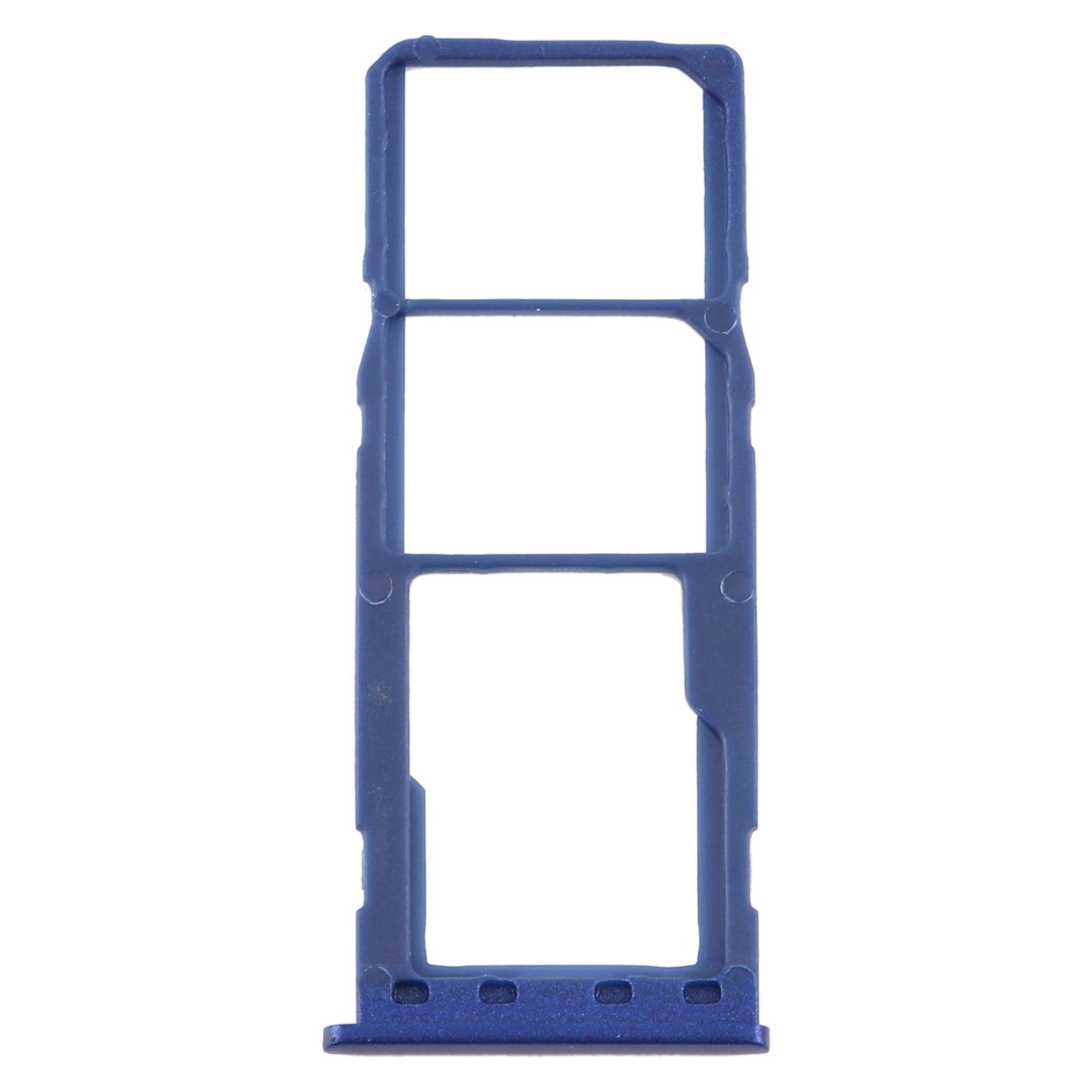 Sim Card Holder Tray for Samsung Galaxy M10 Blue - EGFix
