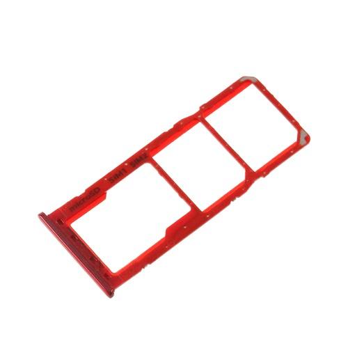Sim Card Holder Tray for Samsung Galaxy M10S Red - EGFix