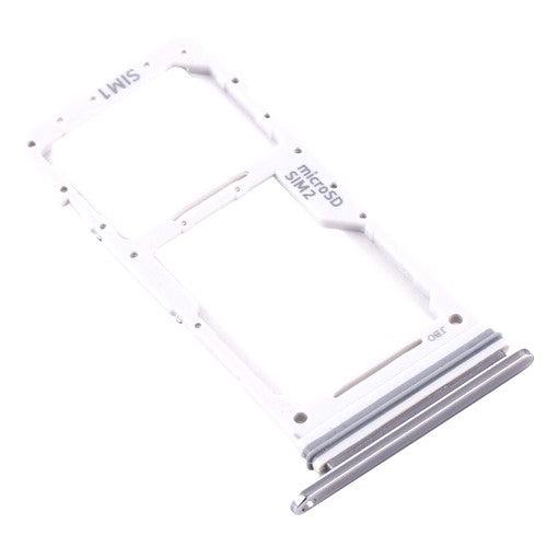 Sim Card Holder Tray for Samsung Galaxy Note 10 Lite Silver - EGFix