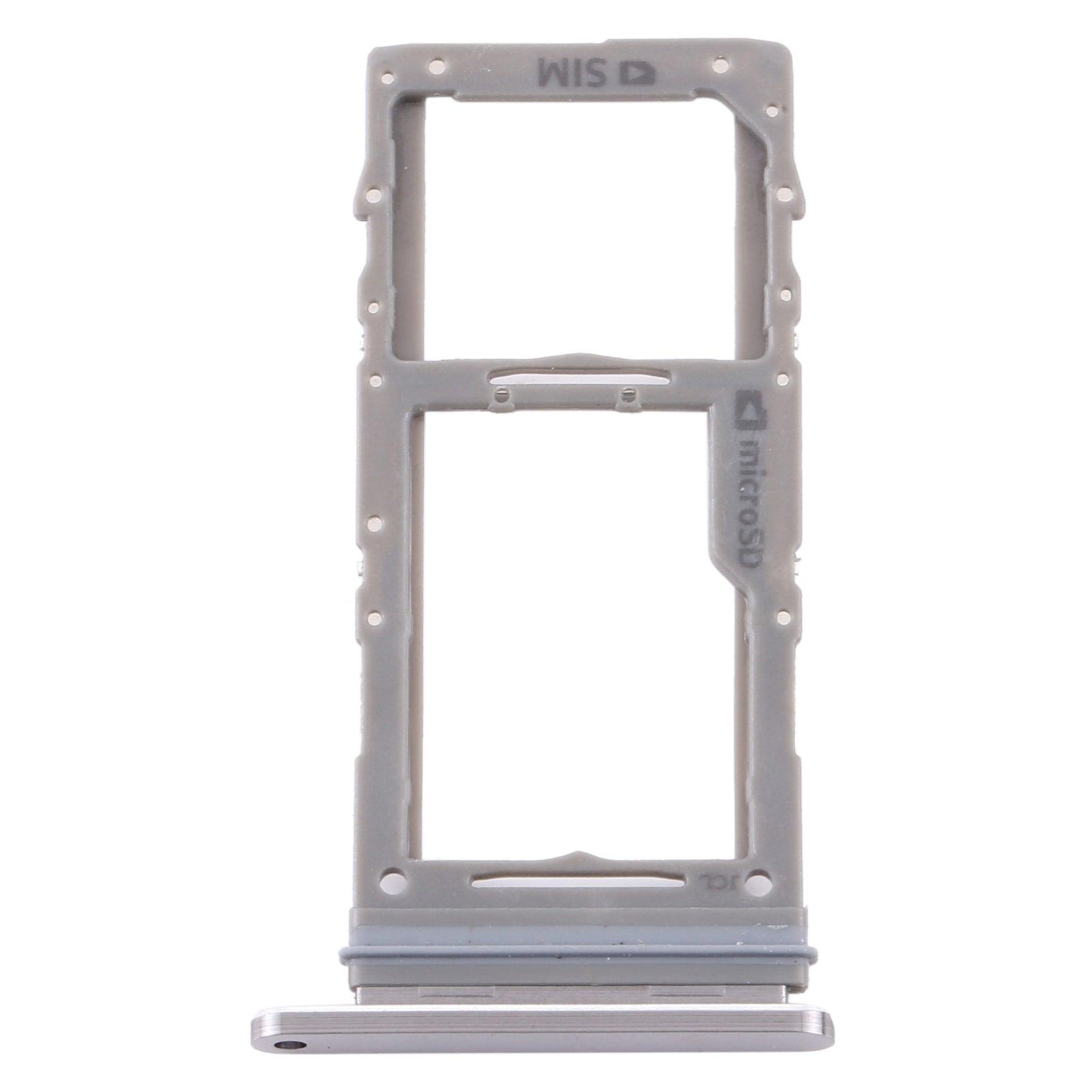 Sim Card Holder Tray for Samsung Galaxy Note 10 Lite Silver - EGFix