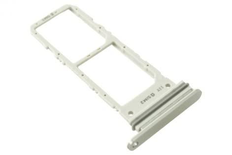 Sim Card Holder Tray for Samsung Galaxy Note 10 Silver - EGFix