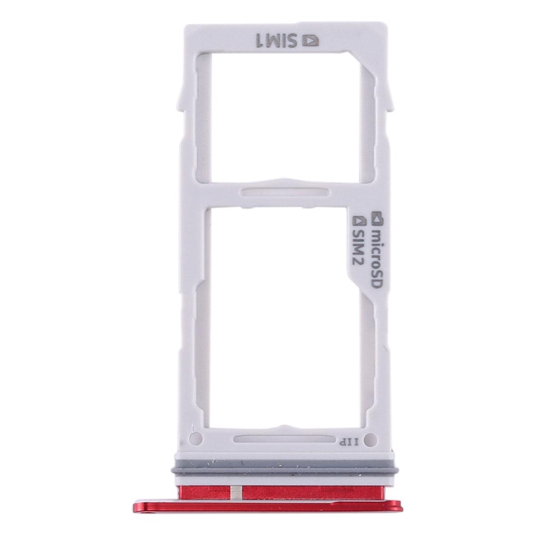 Sim Card Holder Tray for Samsung Galaxy S10E Red - EGFix